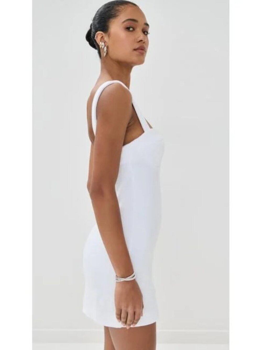 STAUD Marilyn Mini Dress/Swim Cover-Up - NWT - Size Medium - Picture 15 of 16